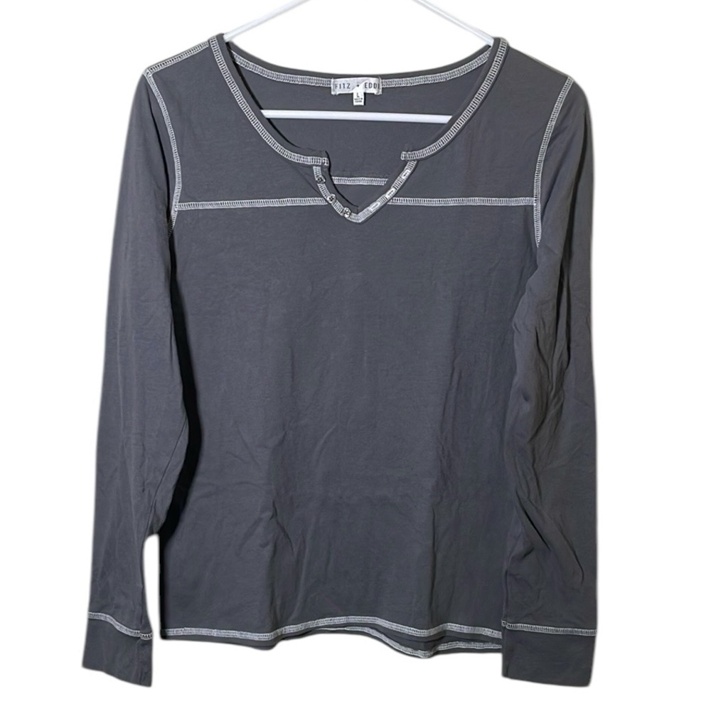 Fitz And Eddi Gray Long Sleeve Shirt